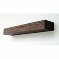 Sekkusu Furniture 48 in. Distressed Floating Shelves., Brown - 2 Piece SE2614672